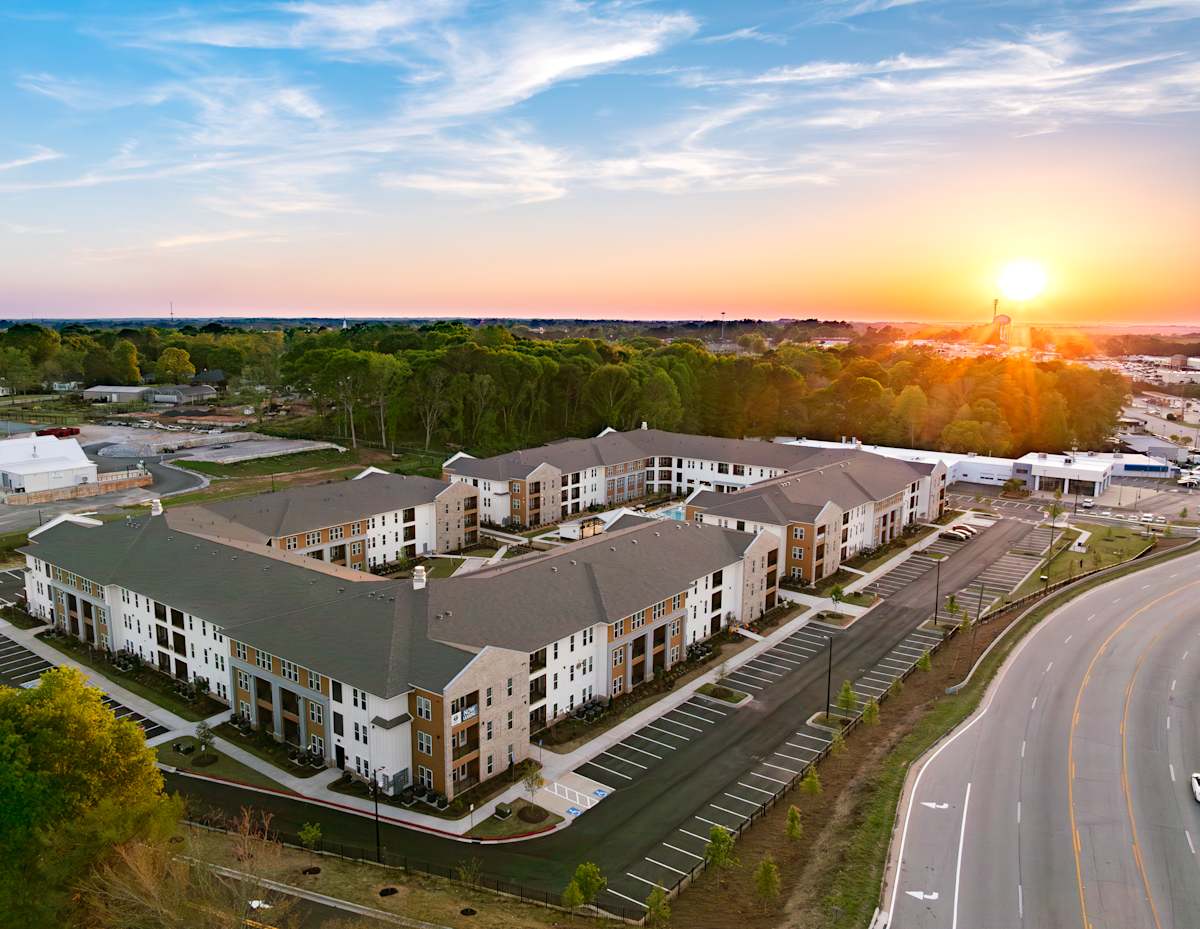 The Remy Apartments at LaGrange aerial exterior photo - LaGrange, GA