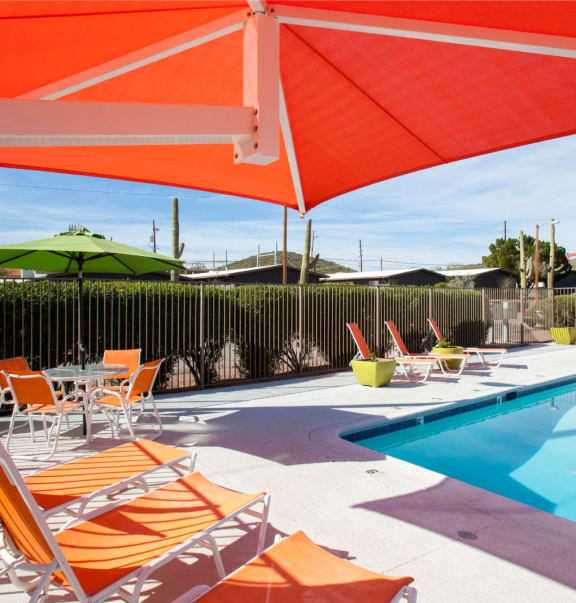Pool at Zona Village Apartments in Tucson AZ