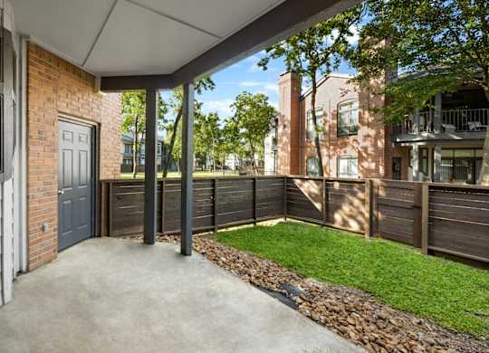 patio in webster apartments