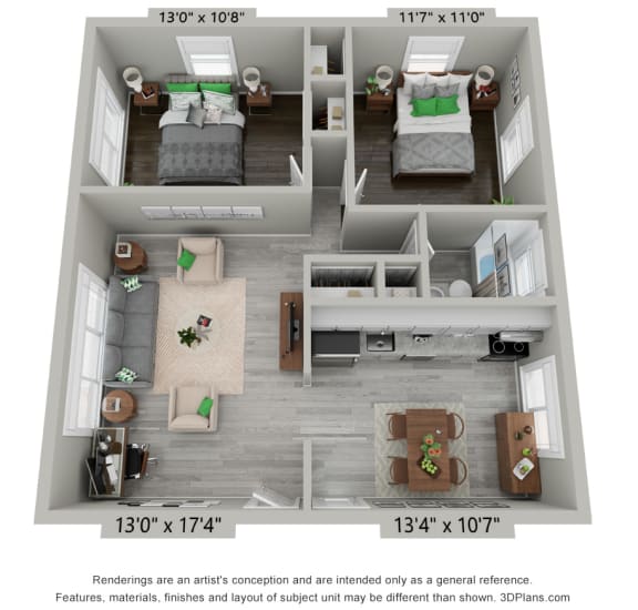 Encore 2 Bed 1 Bath Flat at Encore 99, East Haven, 06512