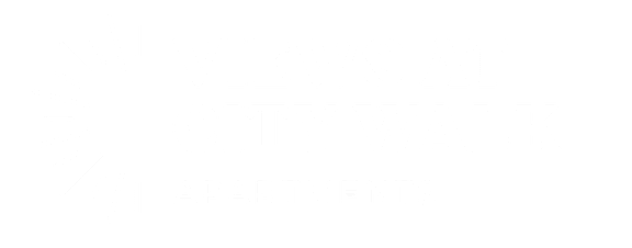 A black and white image with the text "Views at City Walk Apartments" and a sunburst design.