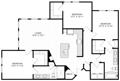 Floor Plan  Tapestry East Bay Apartments Homes in Apollo Beach Florida