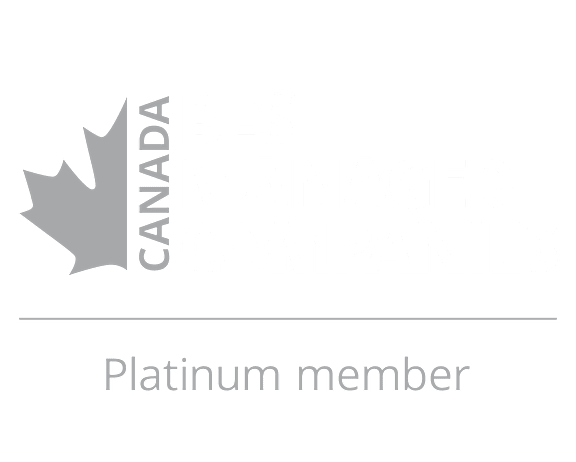 A black and white image of a logo for the Best Managed Companies in Canada.