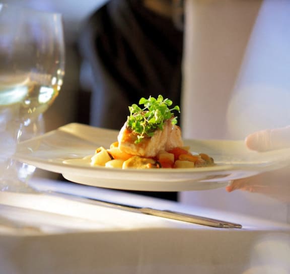 Food at Luxe 360 on Centerpointe Apartments, Virginia