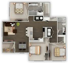 Sierra Ridge The Wabamun 3D Floor Plan