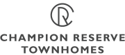a logo for the champion reserve downtown homes facility