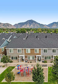 A beautiful landscape at Calla Homes Apartments, Millcreek