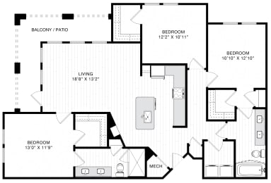 Floor Plan  Tapestry East Bay Apartments Homes in Apollo Beach Florida