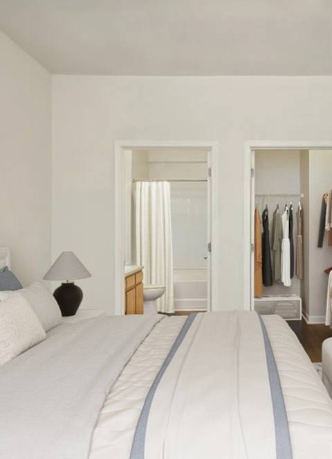 Closets In Bedroom at Magnolia Pointe, Durham