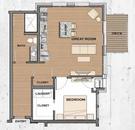 Parkway Floor plan at Victoria Flats, Minnesota, 55386