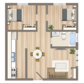 625-Square-Foot-Two-Bedroom-Apartment-Floorplan-Available-For-Rent-Alpha-House