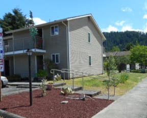 Stairs into property