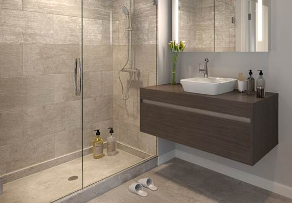 Bathroom at The Residences of Wilmette, Wilmette, Illinois