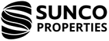 The image is a logo of Sunco Properties.