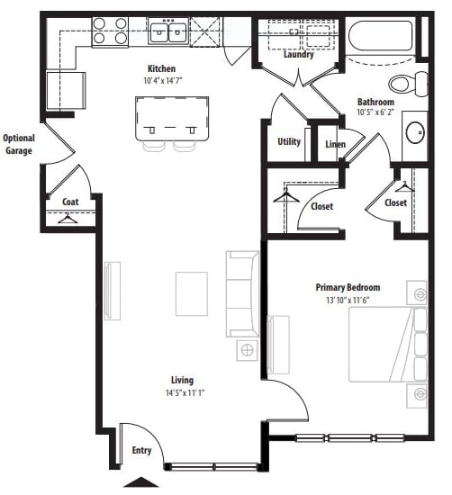 A1 Floor Plan at Ridge at Castle Rock