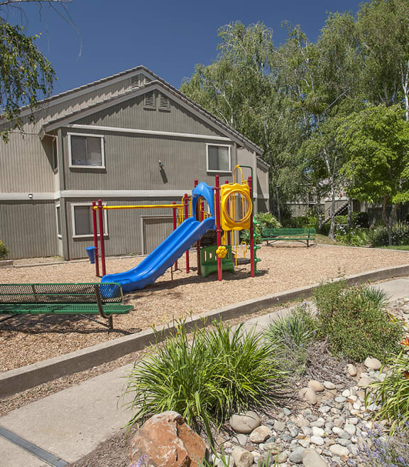 Outdoor playground at Zinfandel Village Apartments, Rancho Cordova, California 95670