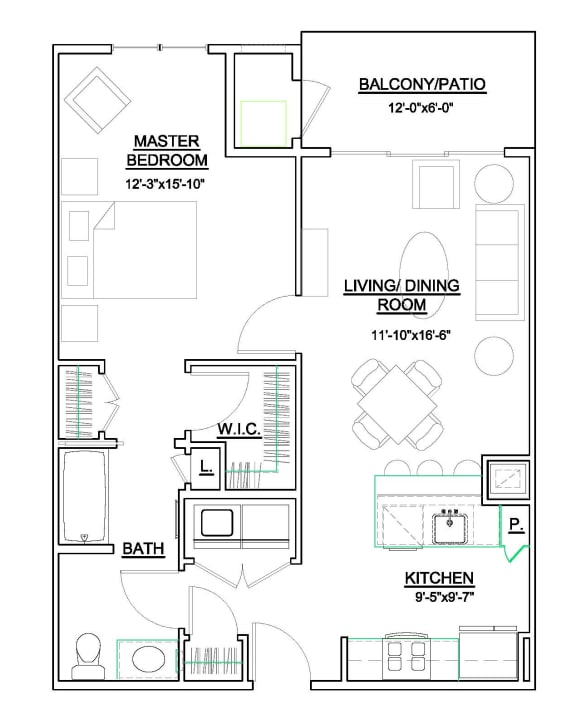 1 & 2 Bedroom Apartments in Palmer Township Palmer View