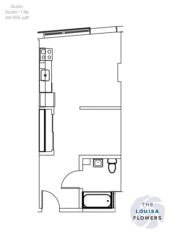 Floor Plan  The Louisa Flowers Studio Floor Plan