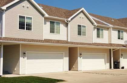 Exterior View at The Pines Townhomes, Fargo