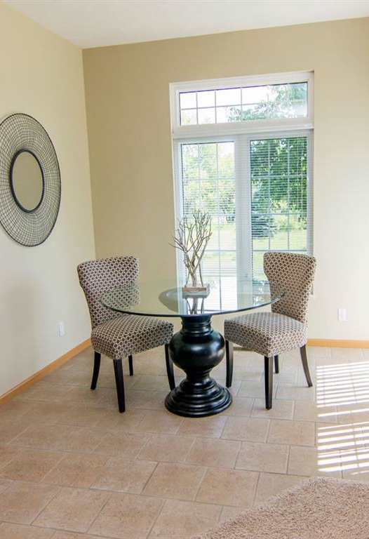 Dining Room Area at Cascade Pines Duplex Homes in Lincoln NE