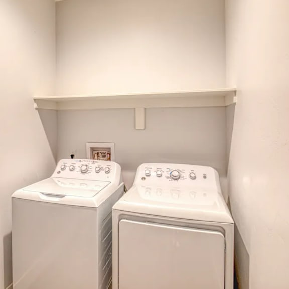 In Unit washer and dryer at Zona Verde East Apartments in Tucson Arizona
