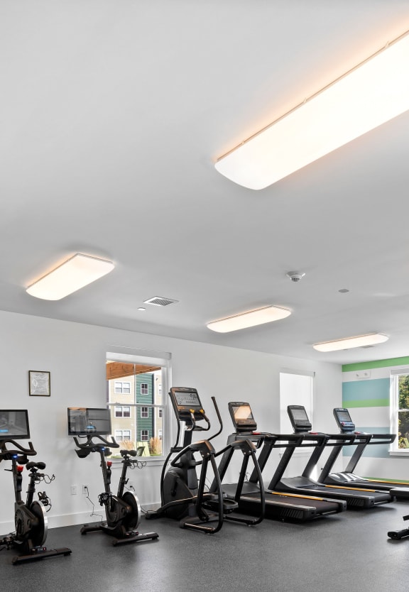 the gym at Edgebrook Residences, Merrimack