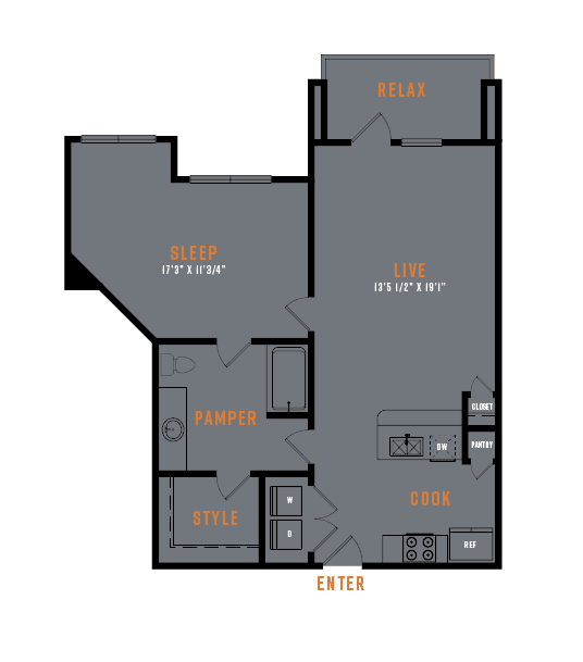 Lenox SoCo 2D Floor Plans - A9