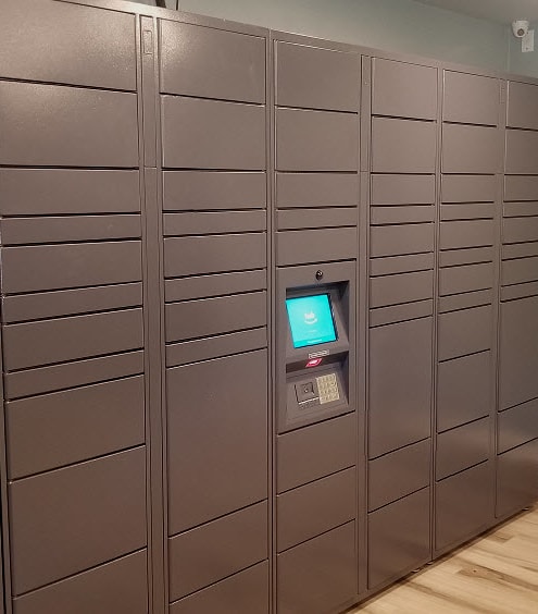 River Pointe package lockers