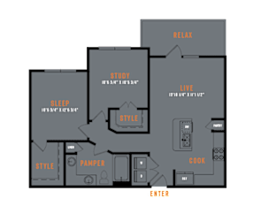 Lenox SoCo 2D Floor Plans - A10