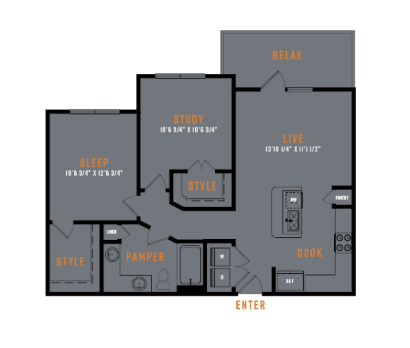 Lenox SoCo 2D Floor Plans - A10