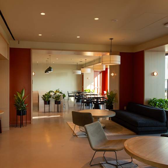 Dining Area at Scout Living, powered by Placemakr, Georgia, 30308