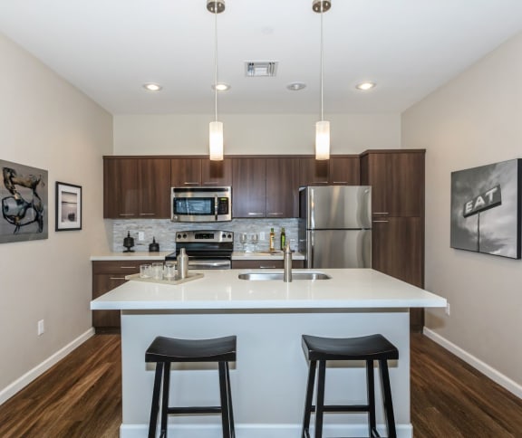 Kitchen with granite countertops at The Canyons at Linda Vista Trail, Oro Valley, AZ, 85704