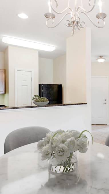 Elegant Dining Area at Ashley Court Apartments, Charlotte, NC