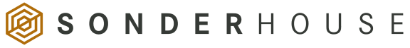 a black and yellow logo with the word sonorous on it