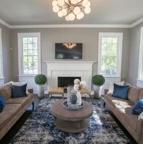 Community Clubroom at The Residence at Christopher Wren Apartments, Columbus, 43230