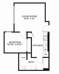 C15 Floor Plan at Corner 63, Seattle, 98115