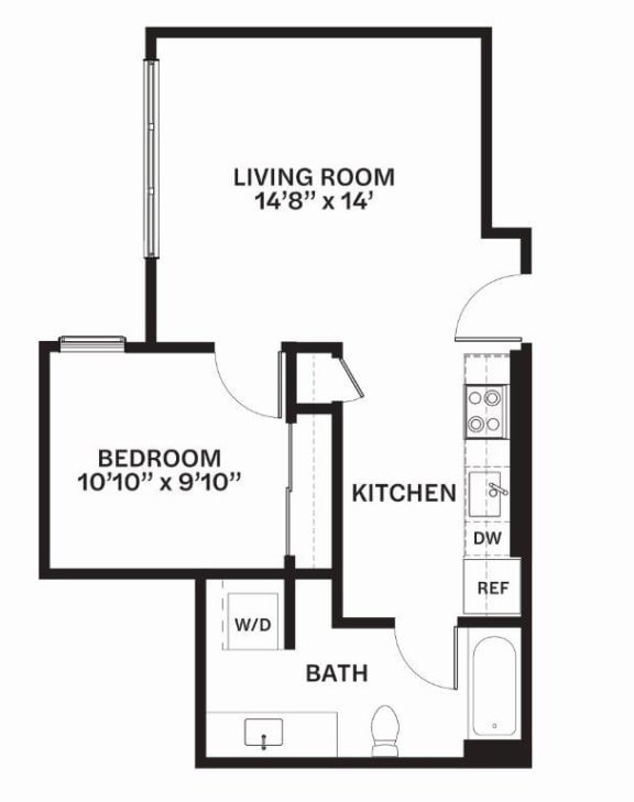 C15 Floor Plan at Corner 63, Seattle, 98115