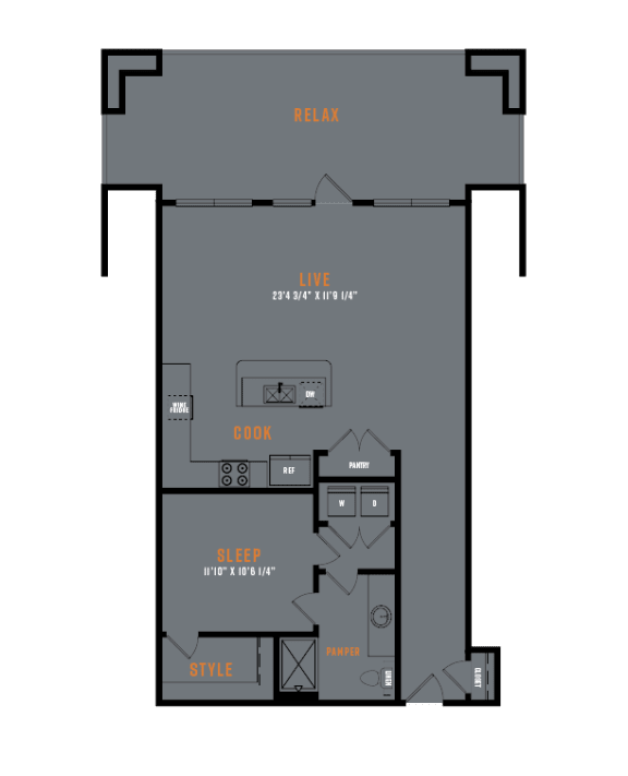 Lenox SoCo 2D Floor Plans - A11