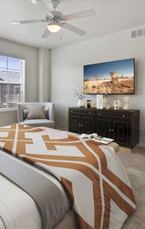 Bedroom at Belle Creek Commons in Henderson, 80640