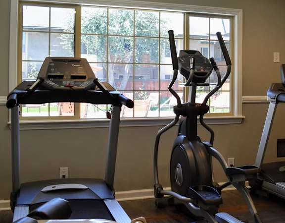 Fitness Center with cardio equipment