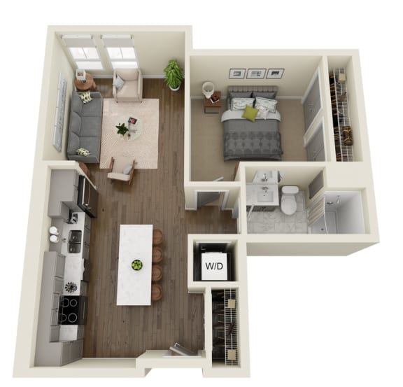 Floor Plan  Dorbrinz Floor Plan at Dillard Apartments, Fargo, North Dakota 58102
