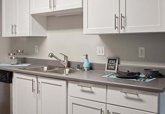 Somerset Terrace Apartments Kitchen Sink and Cabinets