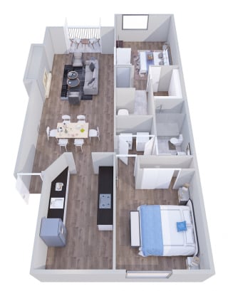 2x2b- GoGo Heights Floor Plan