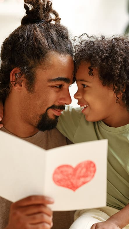 Lifestyle photo of father and son at Preserve at Boynton Beach, Boynton Beach