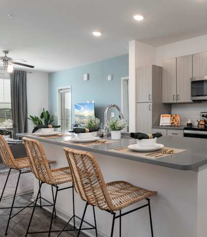 Spacious Kitchen With Stainless Steel Appliances