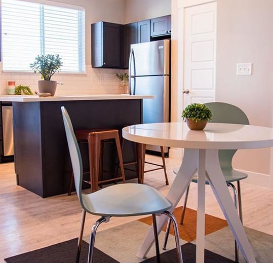 A photo of a dining room at Calla Homes in Milcreek, UT