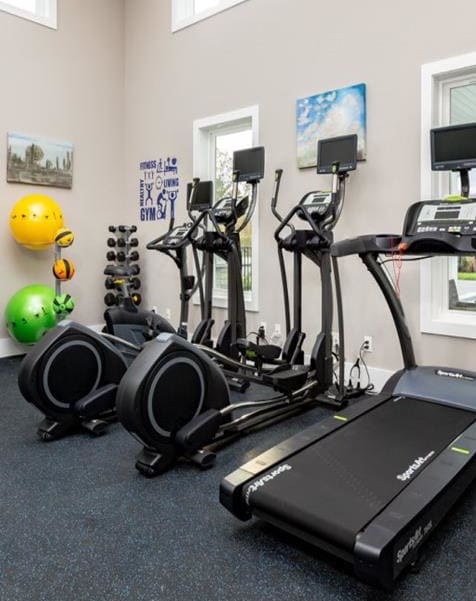 Fitness room at Westport Apartments, Norfolk, VA 23505