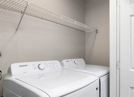 Laundry room at The Madison at Adams Farm, Greensboro, North Carolina