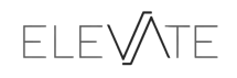 Logo for elevate apartments