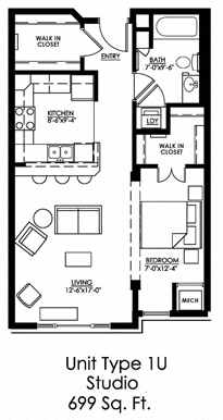 Studio Floor Plan